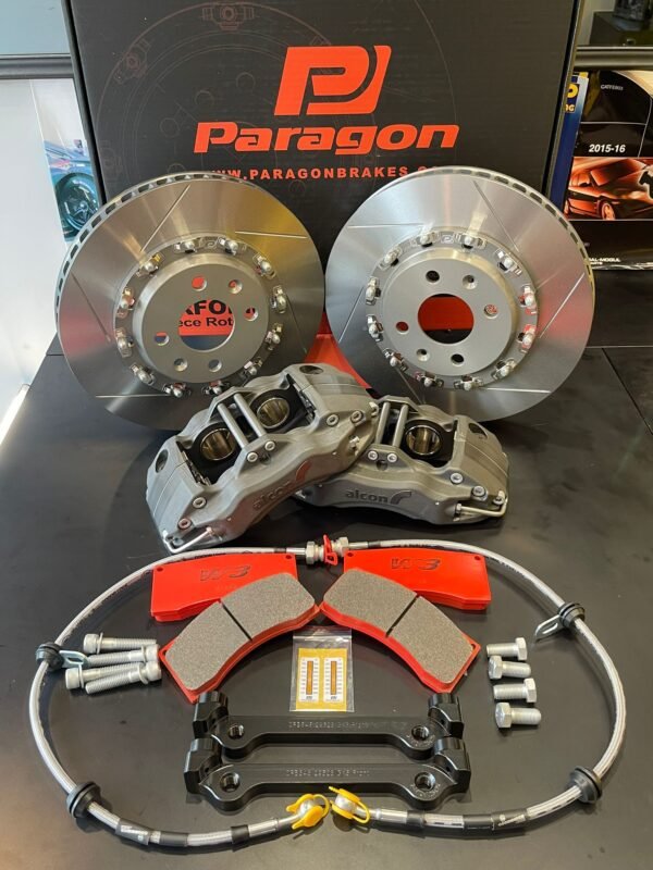 Alcon 4 POT x Paragon開槽浮動盤式大制動器套件