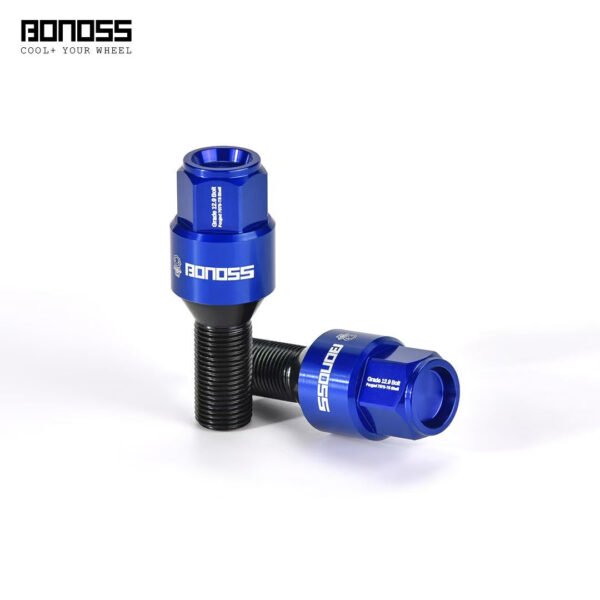 BONOSS倒置式鍛造7075-T6分級車輪凸耳（9種顏色）20個凸耳（歐洲汽車）