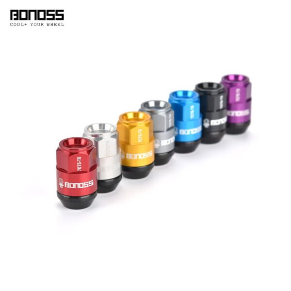 BONOSS鍛造7075-T6分級車輪凸耳（9種顏色）20個凸耳（日本汽車）